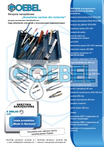 Skrzynka narzędziowa - zestaw dla monterów izolacji