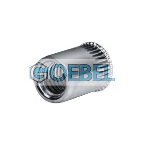 Nitonakrętka M8 kołnierz mini aluminium